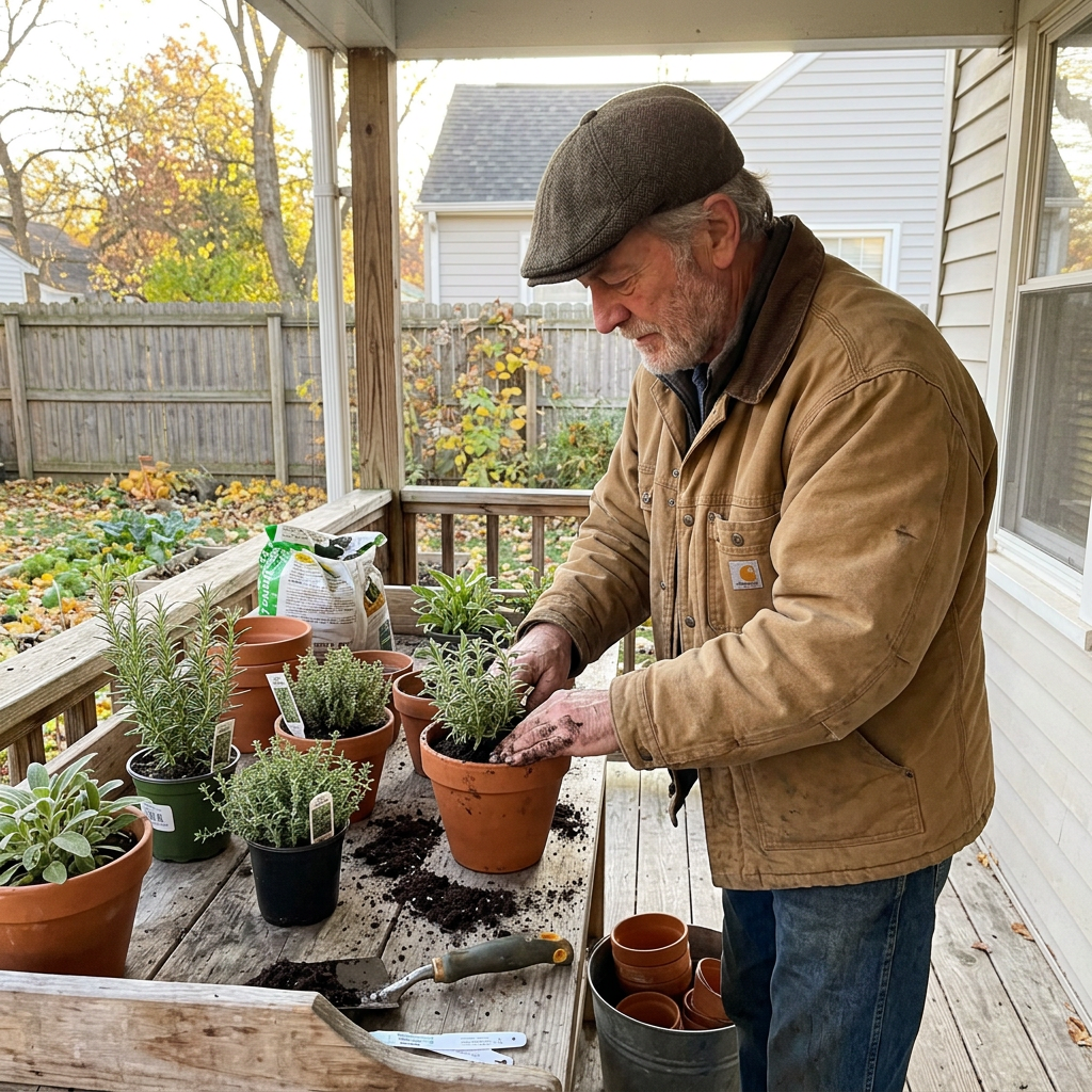 Tom Gallagher teaching Gardening